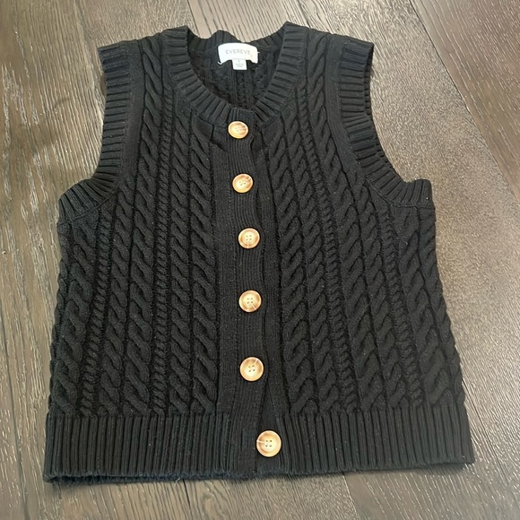 Evereve Davina Cable Vest, S - Picture 2 of 4